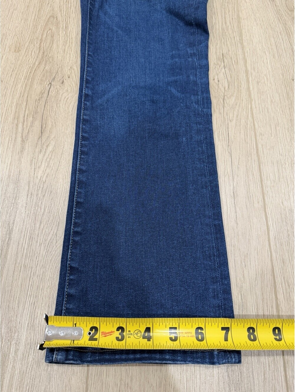 AYR The Pop Jeans Women's Size 25S Blue Mid Rise Stretch Denim Zip Fly - Picture 14 of 16